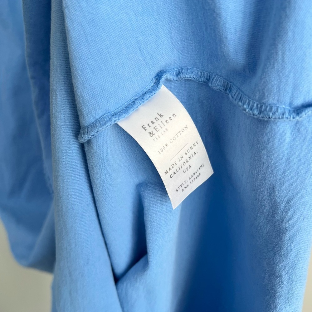 Frank & Eileen Size XS • Harper Blue Perfect Tee Dress Maxi T-shirt Cotton. - Picture 4 of 6